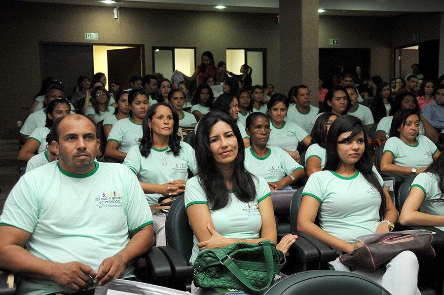 Abertura da I Jornada de Conciliação  e Mediação no auditório da Defensoria Pública