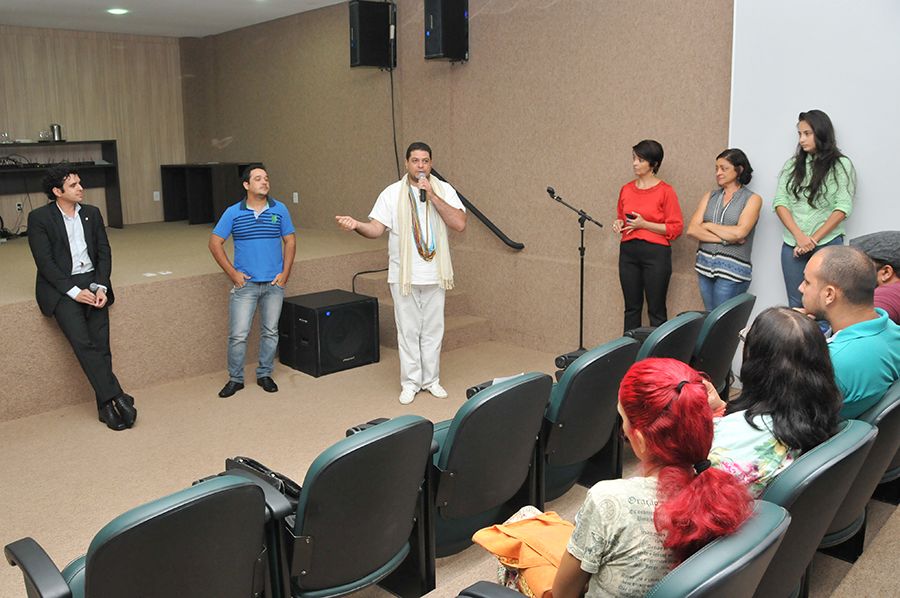 Debate dos participante durante o evento
