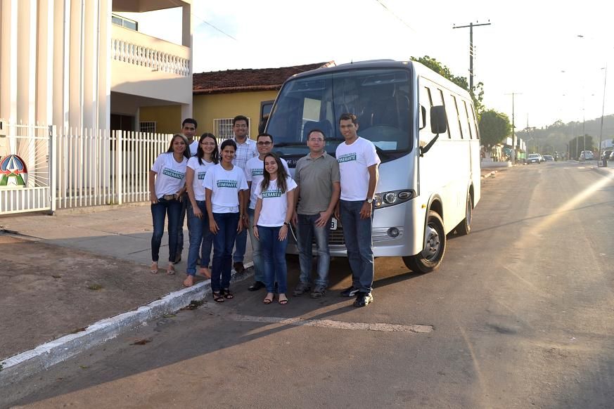 Equipes de trabalho dos itinerantes de Aragominas e Muricilândia.