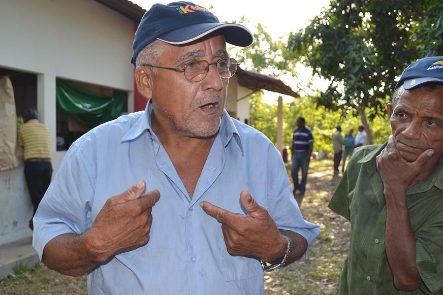 O lavrador Luzo Teles está entre as 82 famílias das comunidades Serra do Centro, em Campos Lindos, com sentença de Reintegração de Posse.
