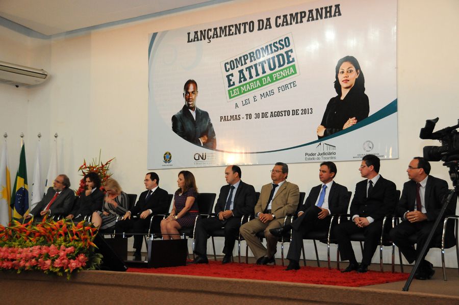 Lançamento da Campanha Compromisso e Atitude na Lei Maria da Penha.