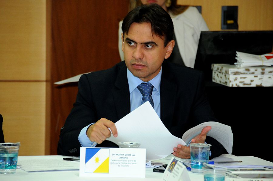 Defensor público geral, Marlon Amorim  durate VIII Reunião do CONDEGE