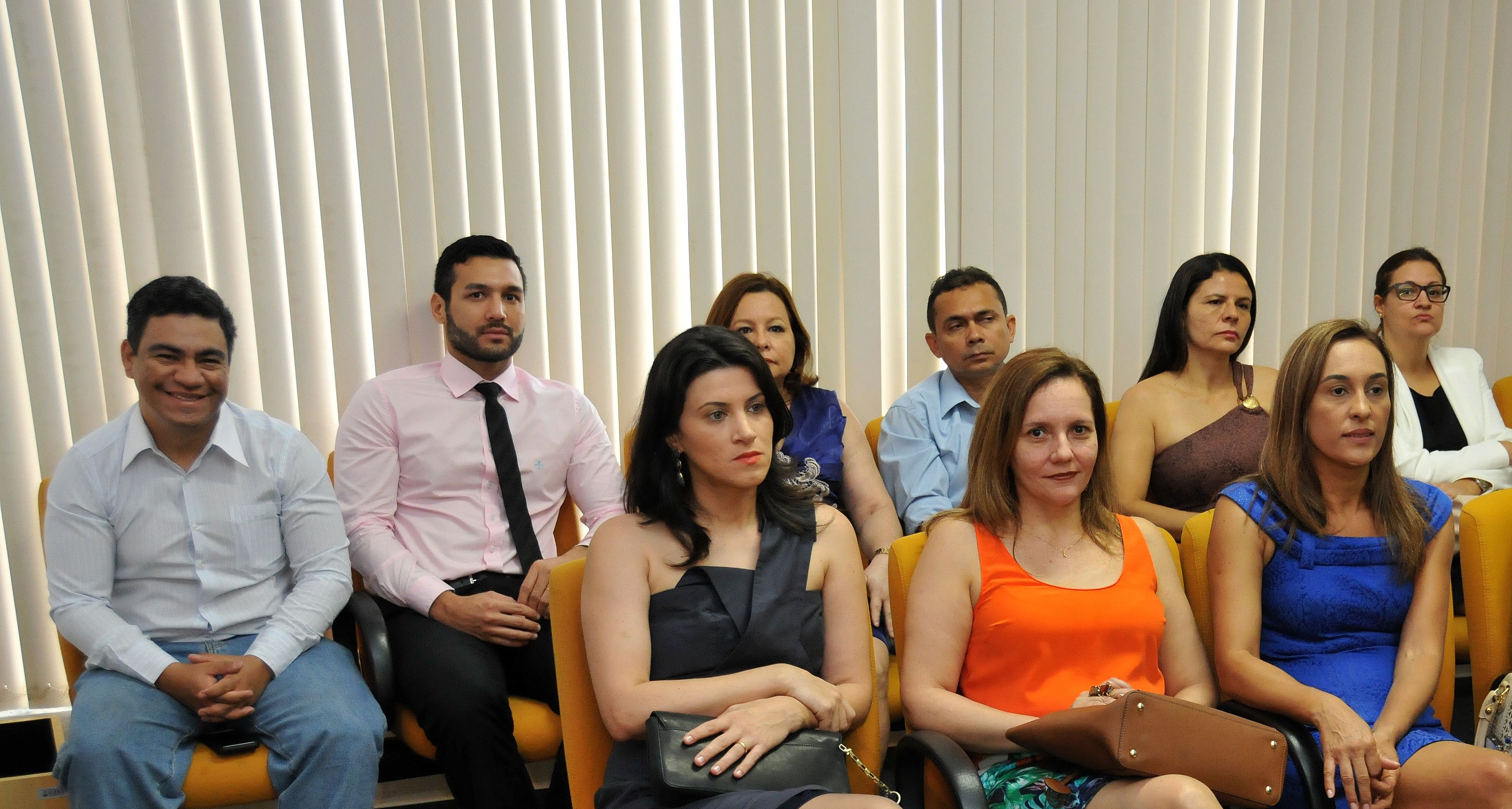 Defensores públicos durante a Sessão Solene