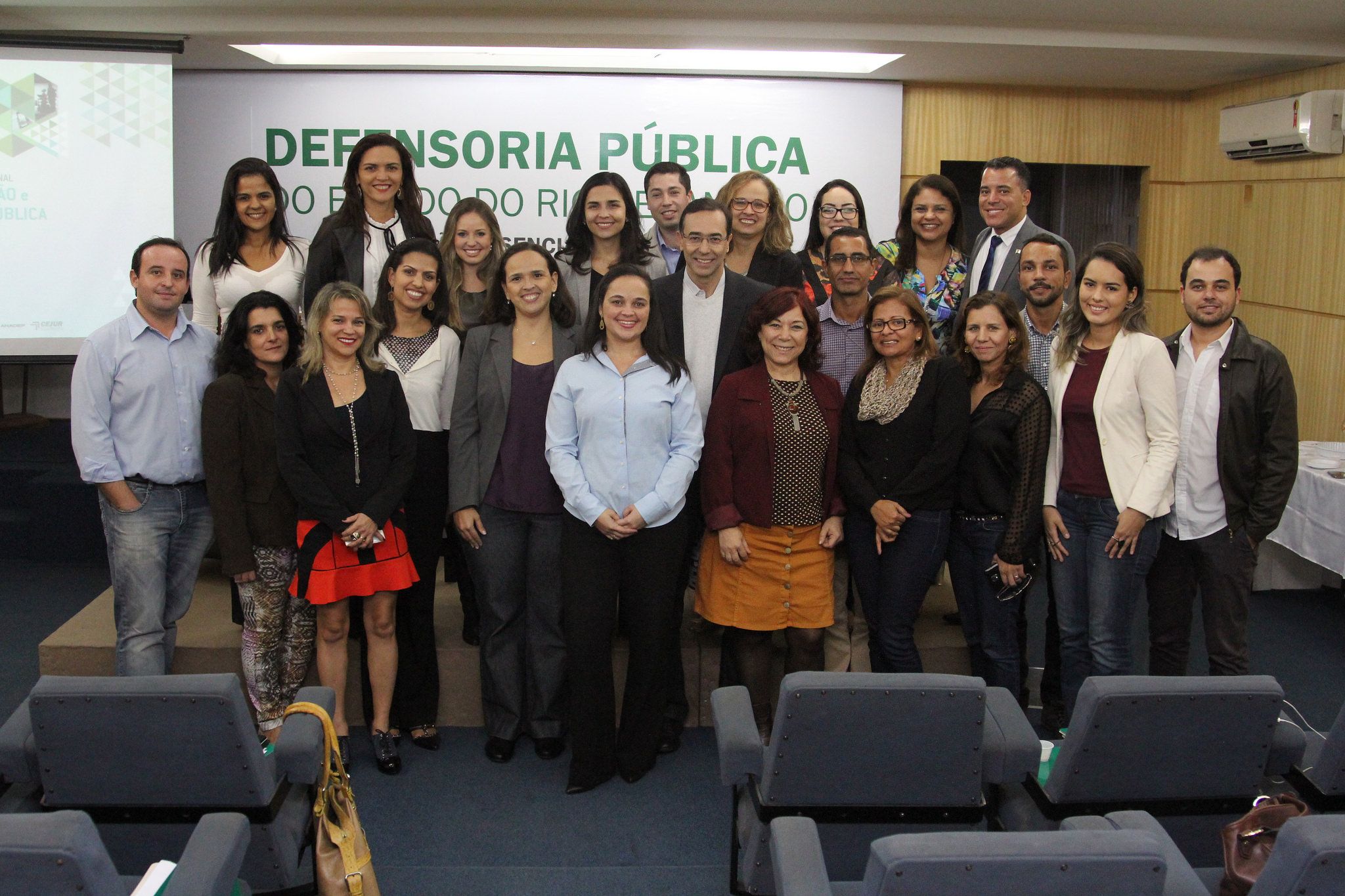 Assessores de Comunicação participantes do Evento