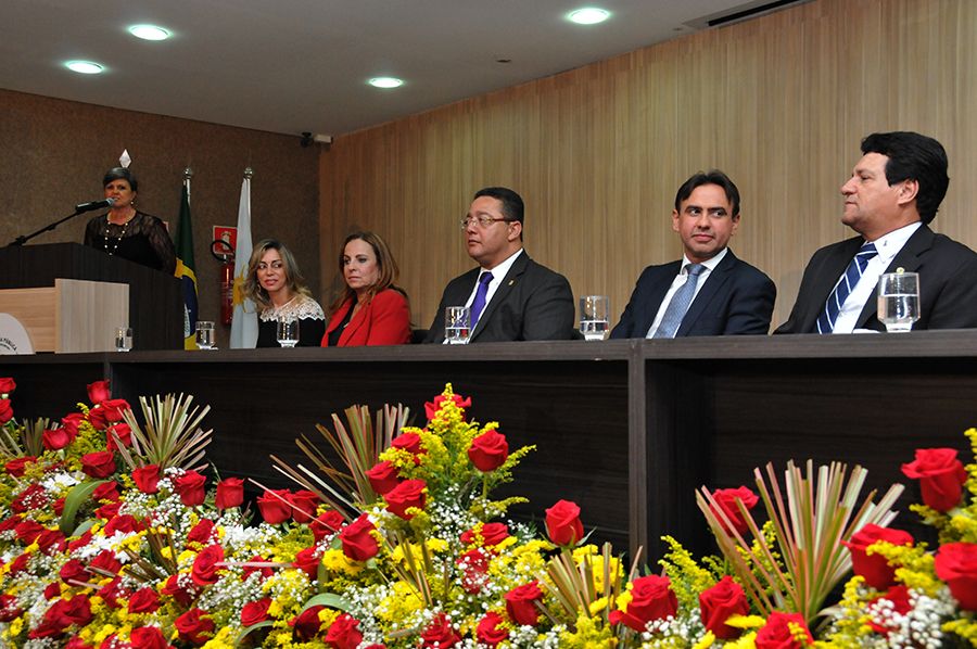 Defensora aposentada Iracema Franco em pronunciamento