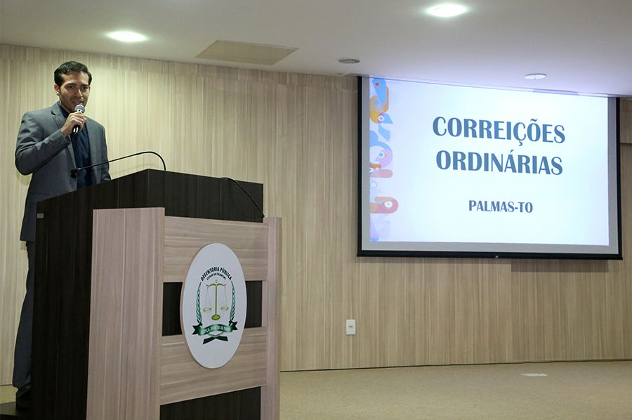 Da Adpeto, Fabrício Dias Braga também participou da abertura das correições ordinárias
