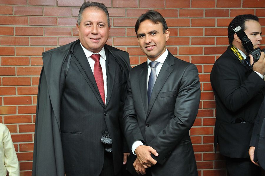 Presidente do Tribunal de justiça, Ronaldo Eurípedes e o defensor público geral, Marlon Amorim