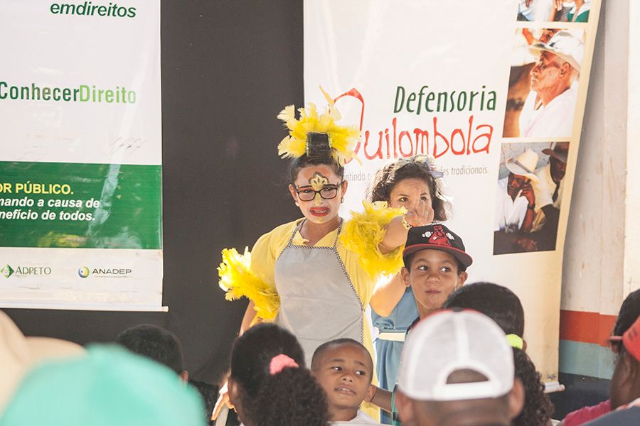 Projeto Defensoria Quilombola na comunidade Morro São joão em Santa Rosa