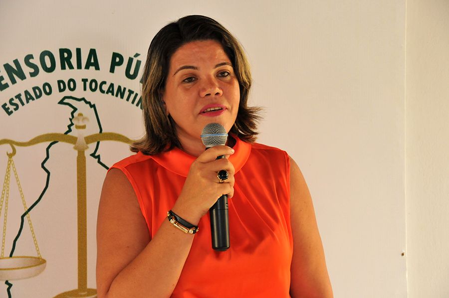 Pronunciamento da defensora pública e diretora regional Maria Sônia