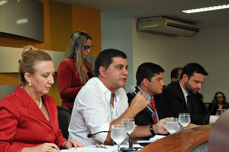 Pronunciamento do prefeito de Palmas Carlos Amasta durante a audiência pública