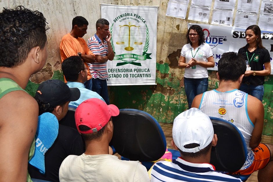 Equipe Multidisciplinar da DPE-TO viabilizou evento.