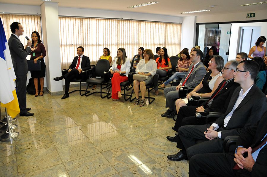Pronunciamento do defensor público empossado, Felipe Cury