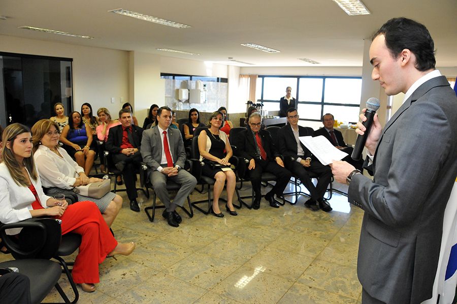 Pronunciamento do defensor público empossado, Felipe Cury