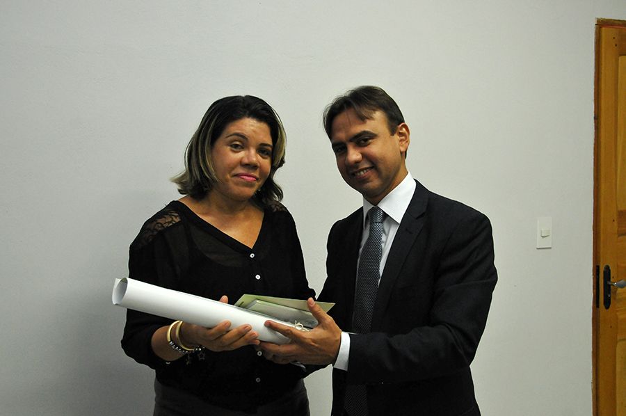 Defensor público geral, Marlon Amorim e a defensora e diretora regional Maria Sônia