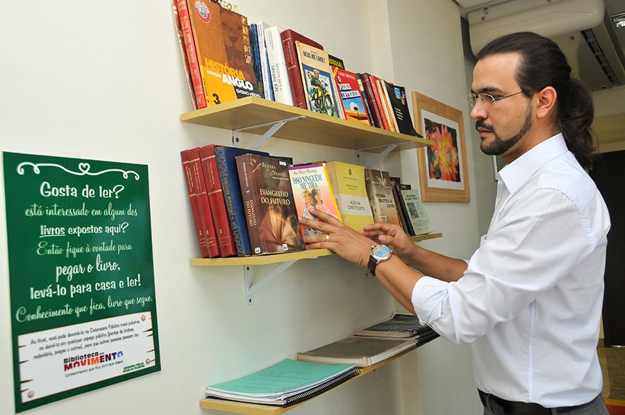 Rodrigo Araújo coordenador do Projeto Bibliote em Movimento
