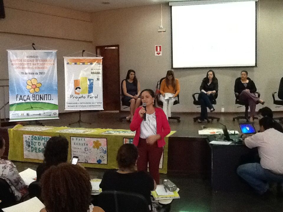 Maurina Jácome participou do “Seminário de Direitos Sexuais de Crianças e Adolescentes na Perspectiva dos Direitos Humanos”