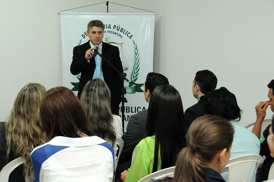 Presidente da ADAPETO, Fábio Monteiro durante pronunciamento