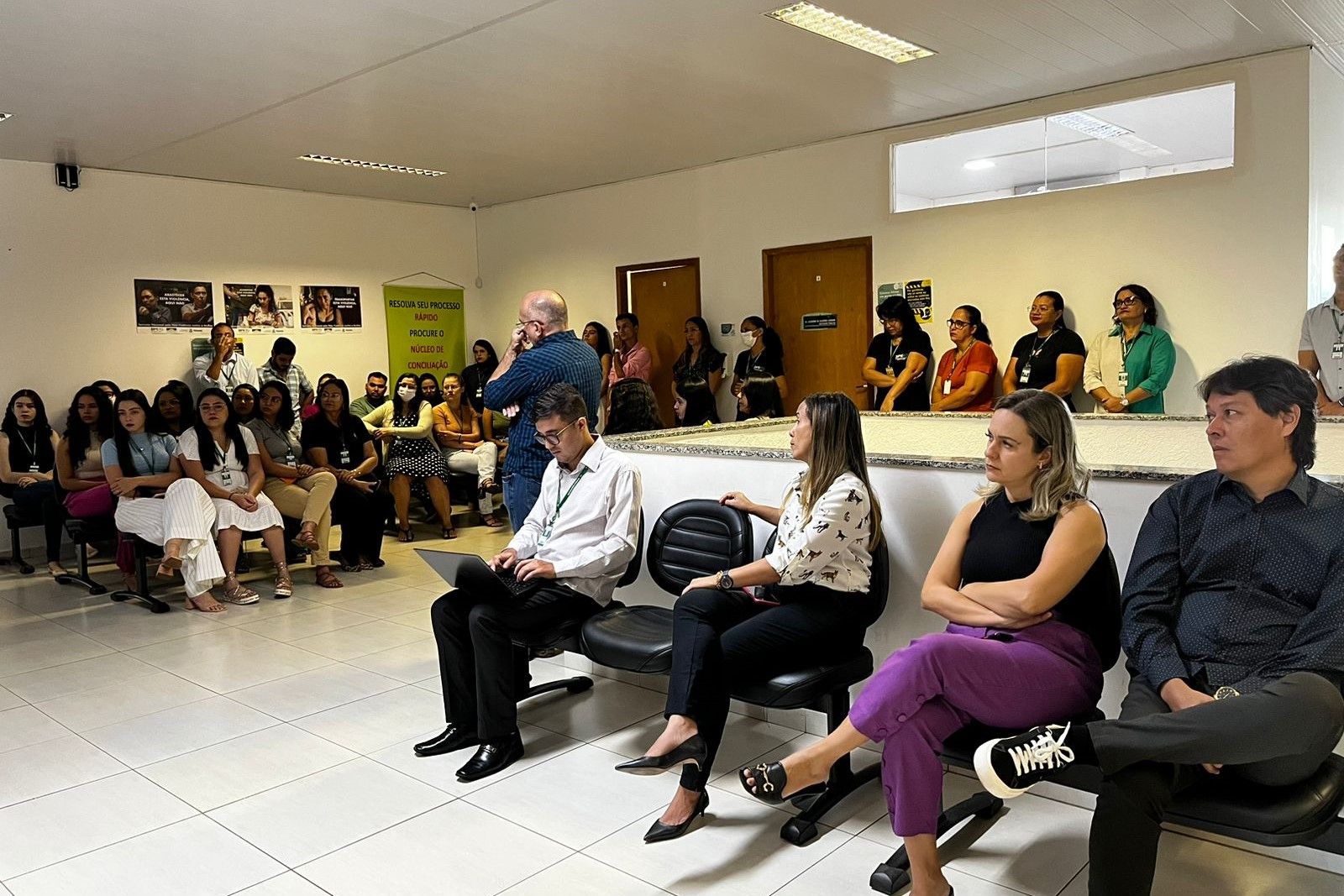 Equipe da Corregedoria Geral conversou com membras(os) e servidoras(es) da DPE-To de Gurupi