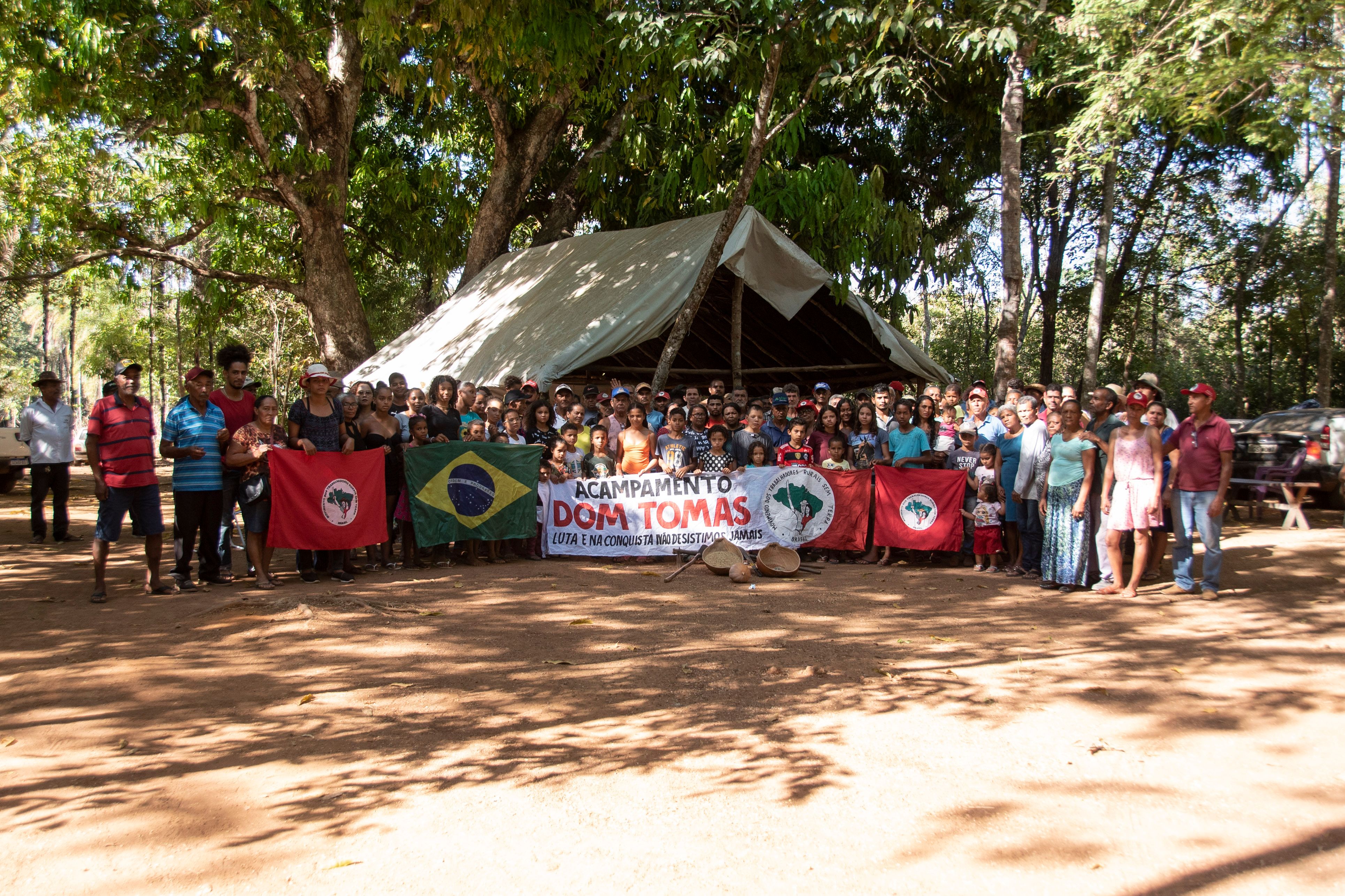 Acampamento do MST Dom Tomás está localizado na Fazenda Consolação, município de Crixás