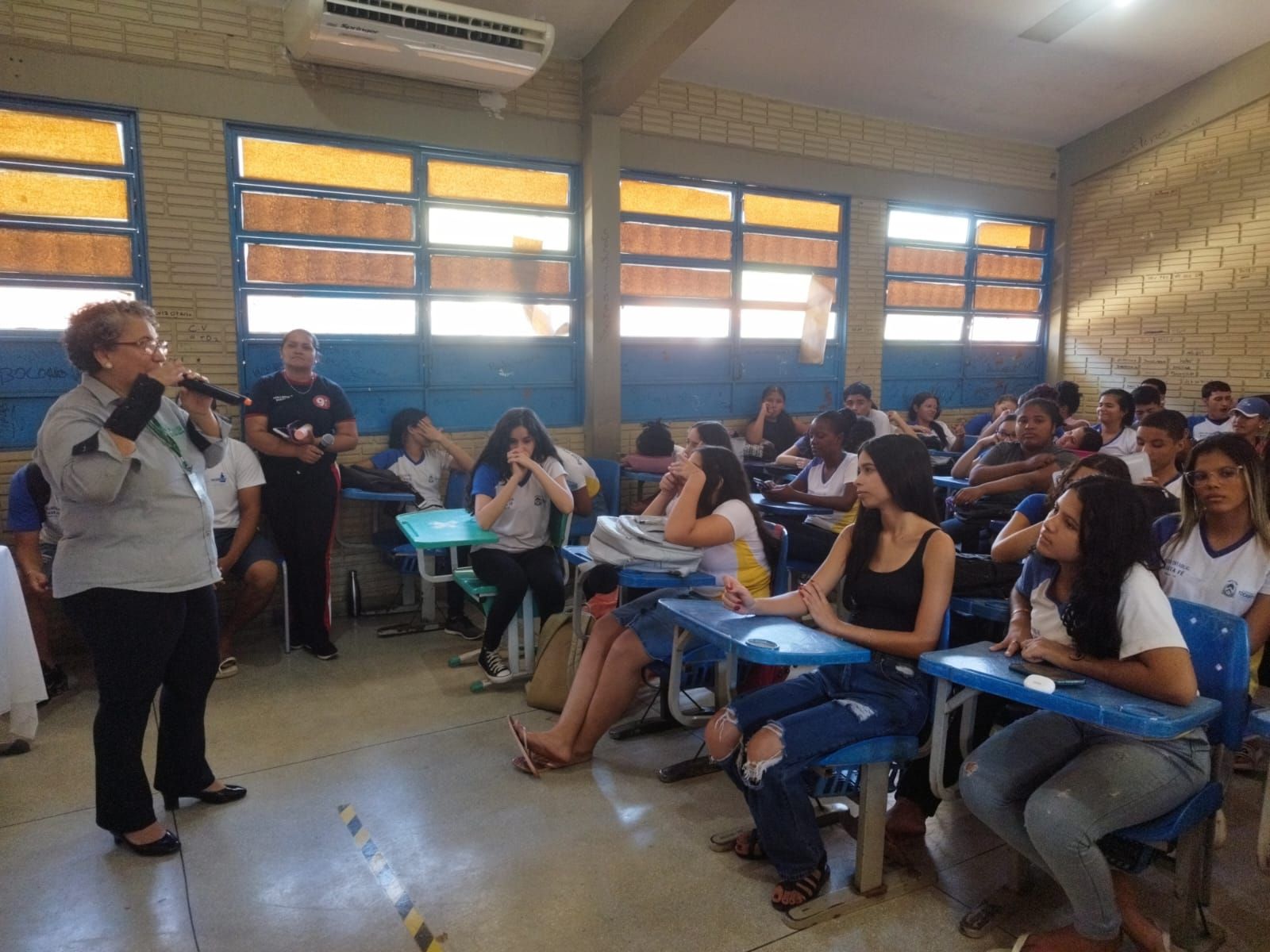 A atividade contou com a participação da gerente de ensino da Escola Superior da Defensoria Pública, Elis Sodré.
