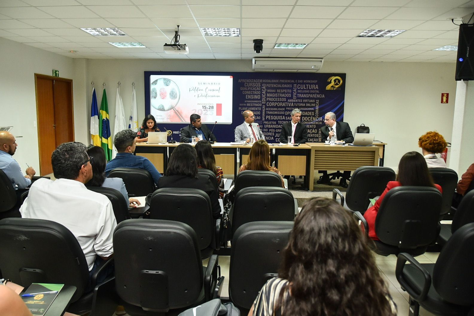 Seminário de Política Criminal e Penitenciária foi realizado no auditório da Esmat, em Palmas