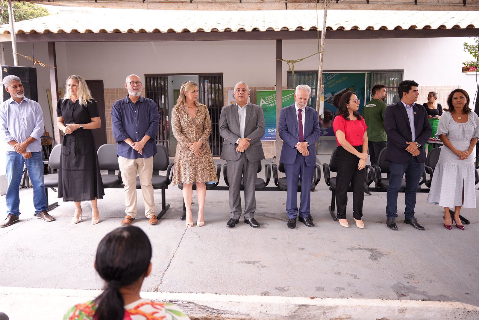 Autoridades que fizeram parte da mesa de honra