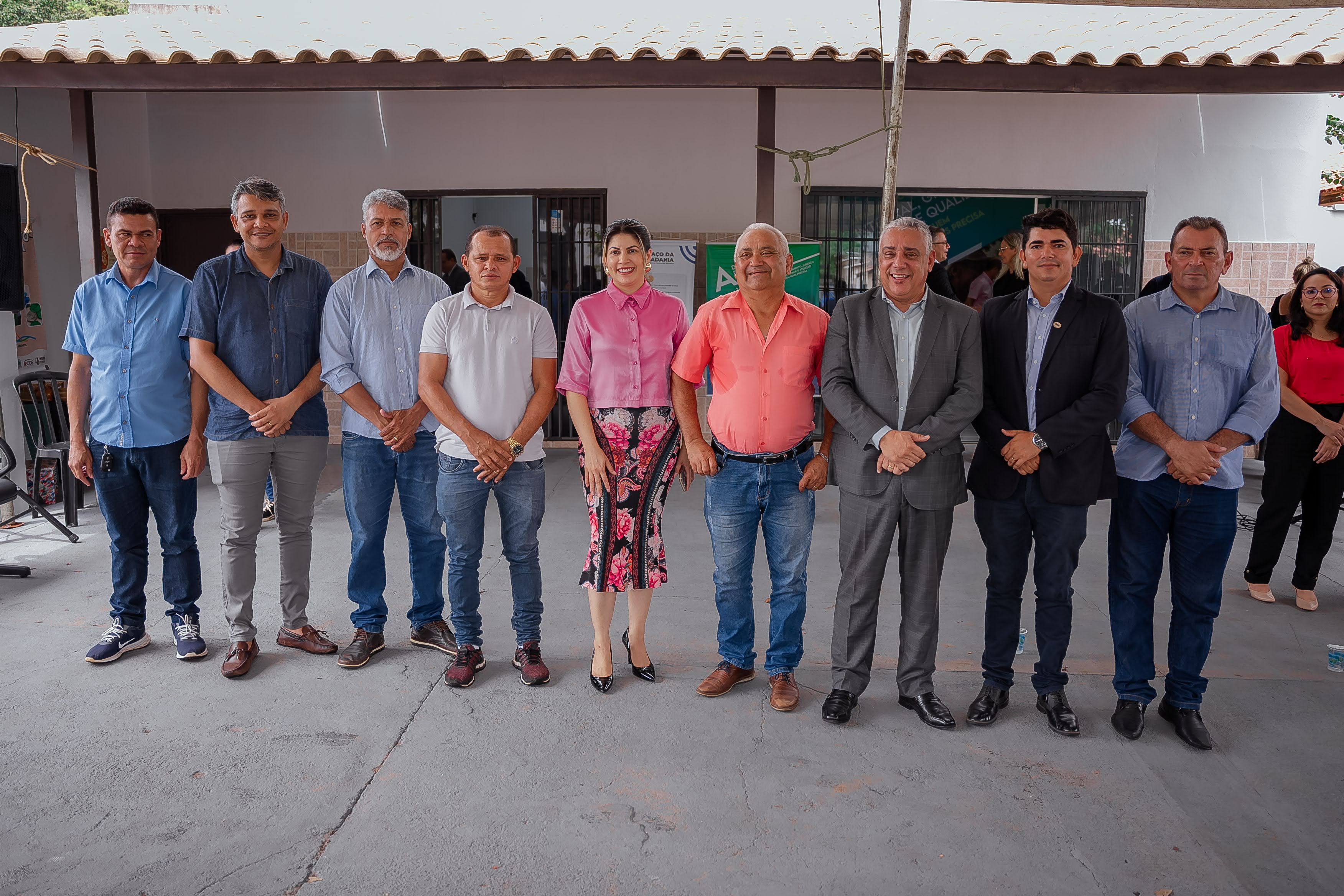 Autoridades municipais prestigiaram a solenidade da DPE-TO e TRE-TO em parceria com a Prefeitura de Lajeado