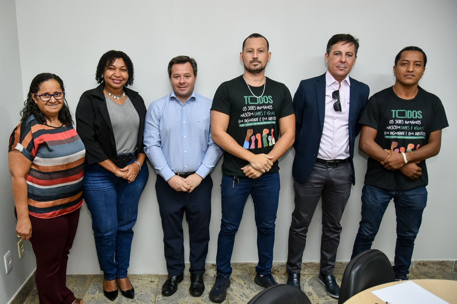 Encontro foi uma visita de cortesia da Superintendência de Direitos Humanos