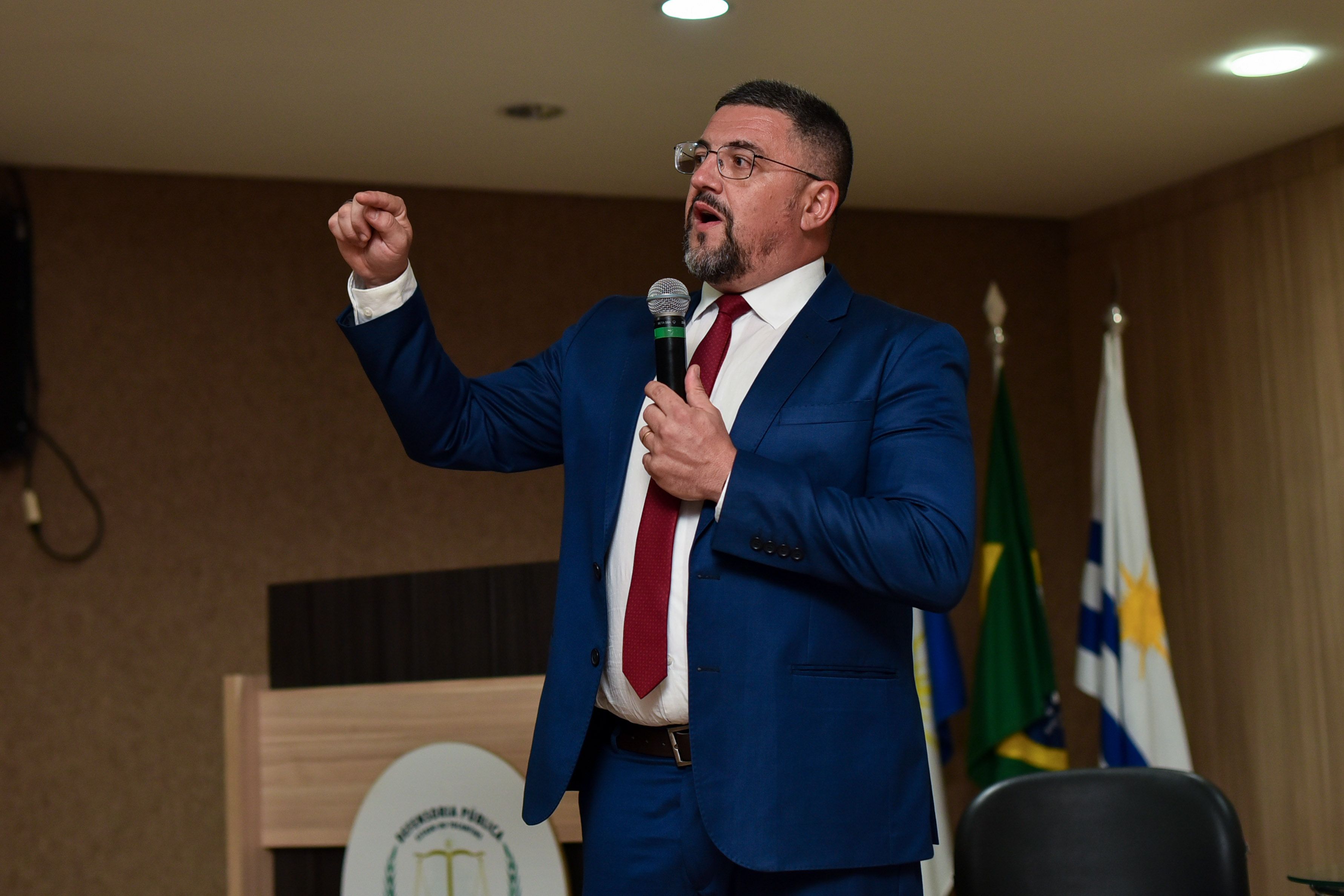 Advogado Cristian Sendic Sudbrack fez parte da programação falando sobre violência patrimonial