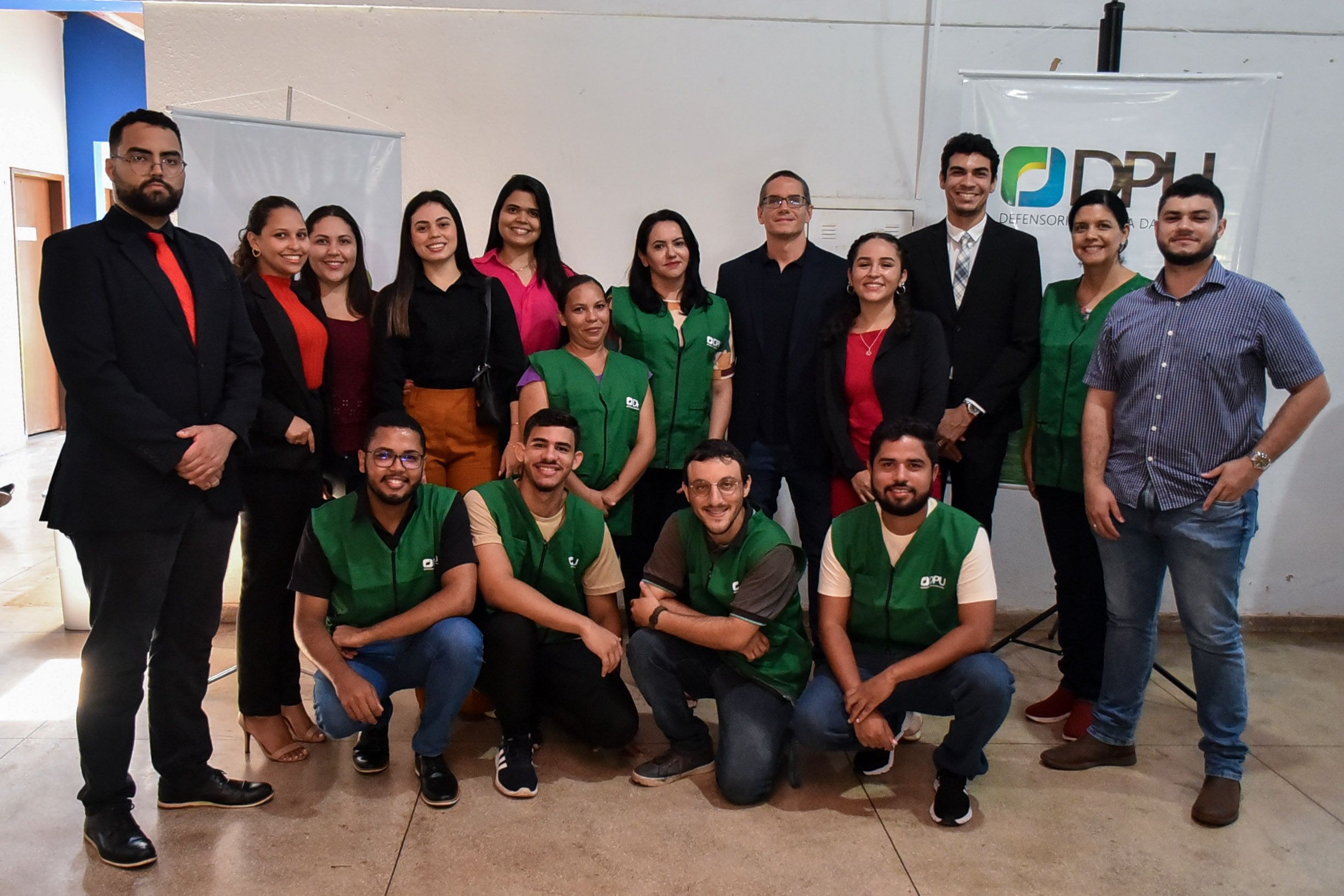 Equipe da DPU que participou das atividades