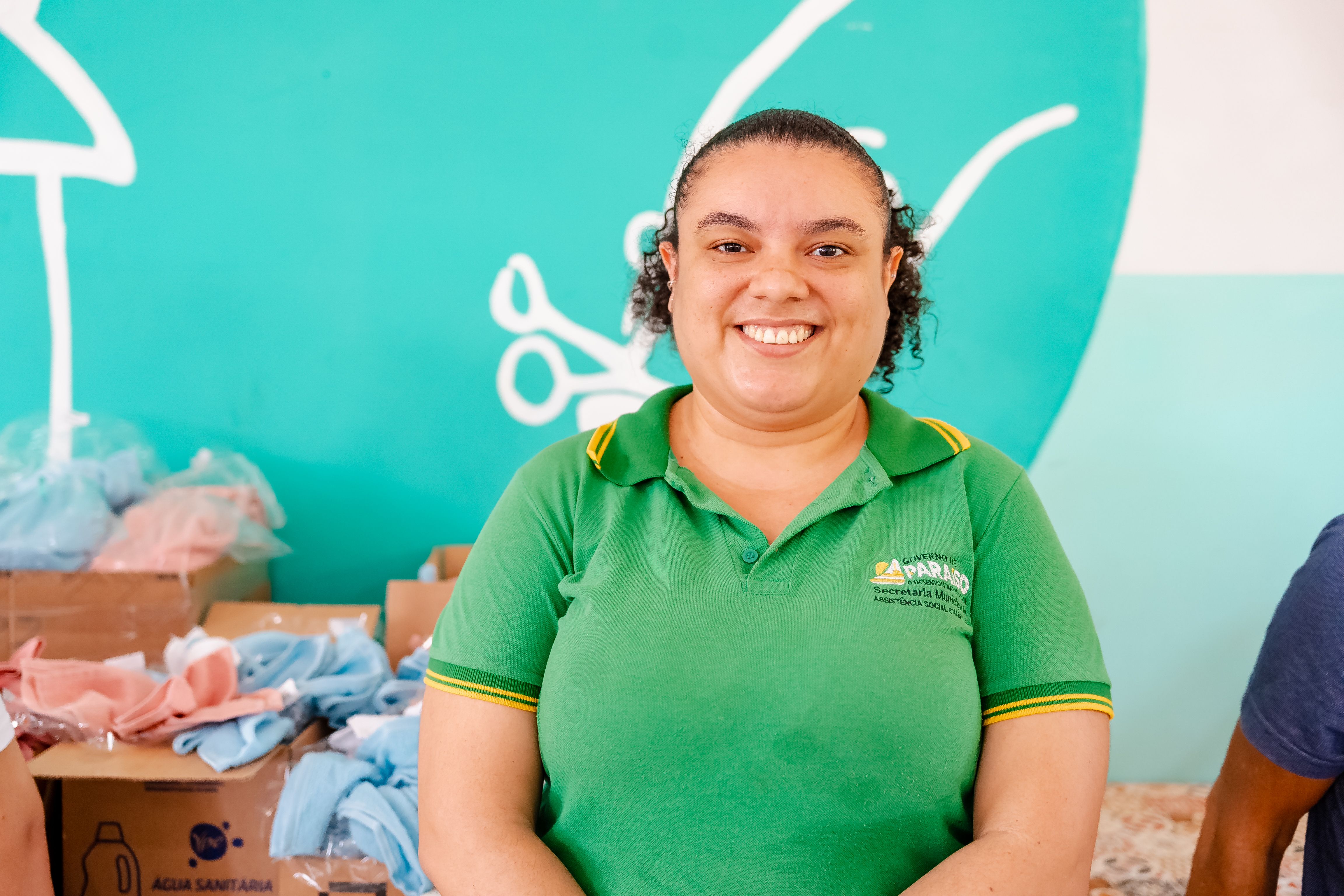 Gracile Cristina Cantuário, cuidadora da Luz do Sol, em Paraíso do Tocantins