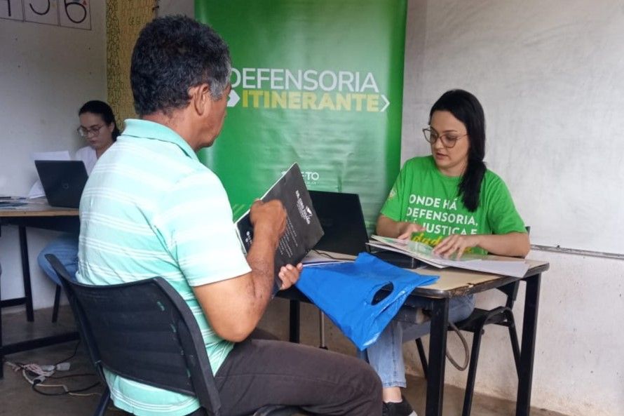 Defensora pública Luisa Lemos Ferreira fez parte da equipe de atendimento na ação