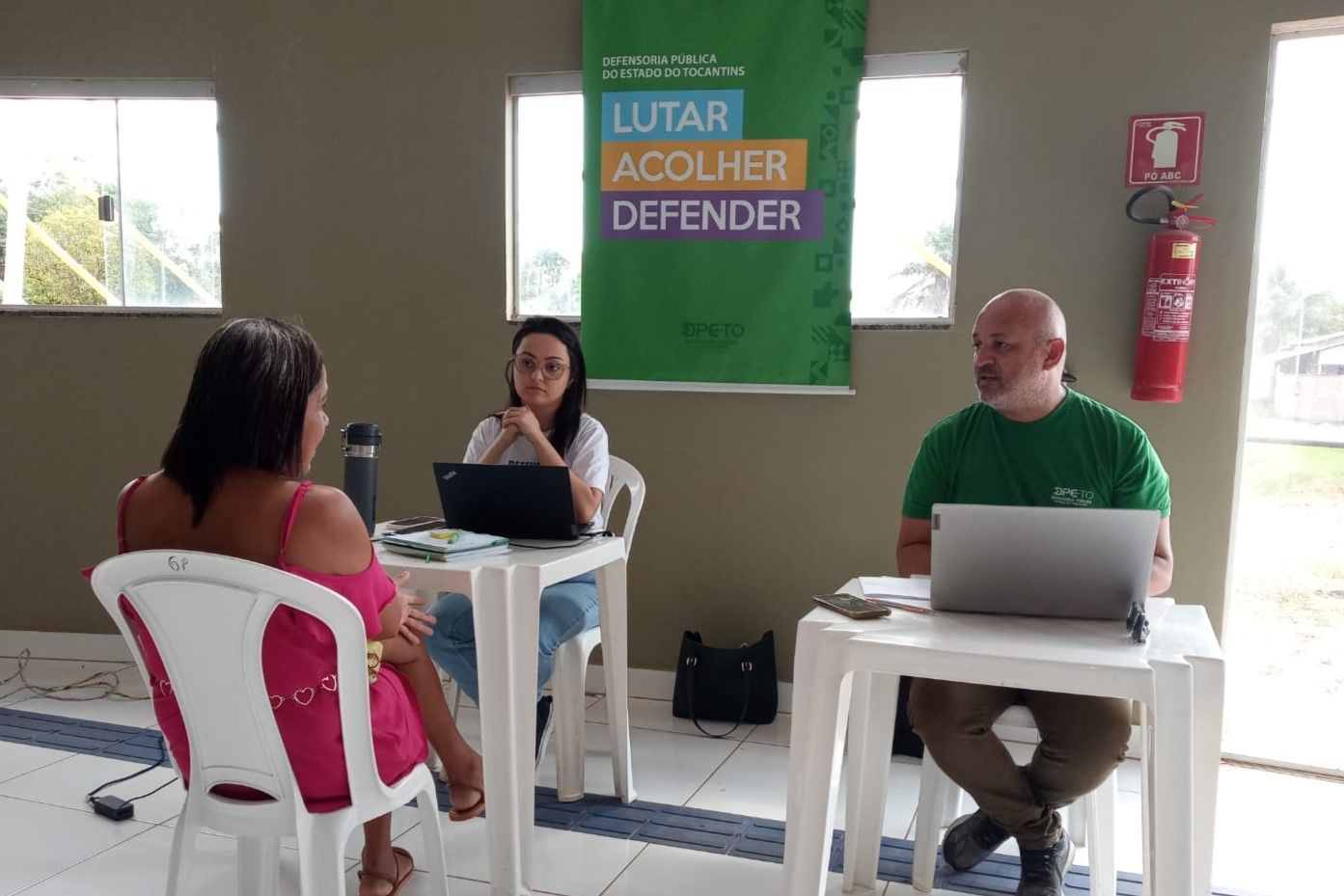 Durante o itinerante são feitos atendimentos em todas as áreas de atuação da Defensoria Pública