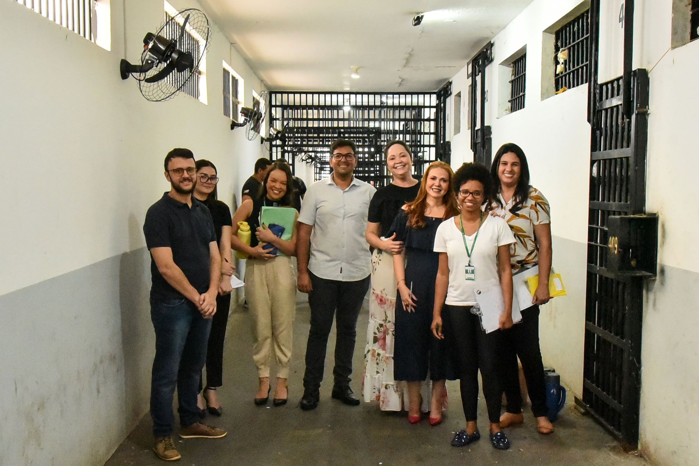 Equipe da DPE-TO que atuou na inspeção