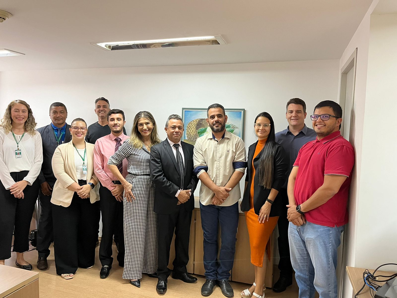 Parte da equipe da DPE-TO em Brasília