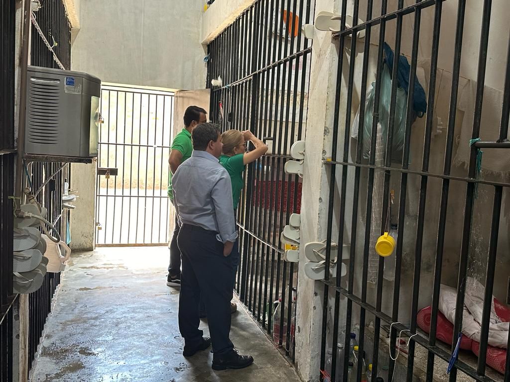 Vistoria na unidade prisional de Taguatinga