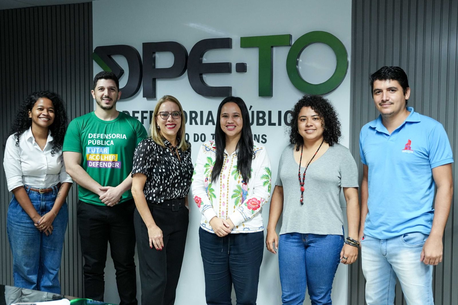 Representantes do Nucora e da Sepot que participaram da reunião