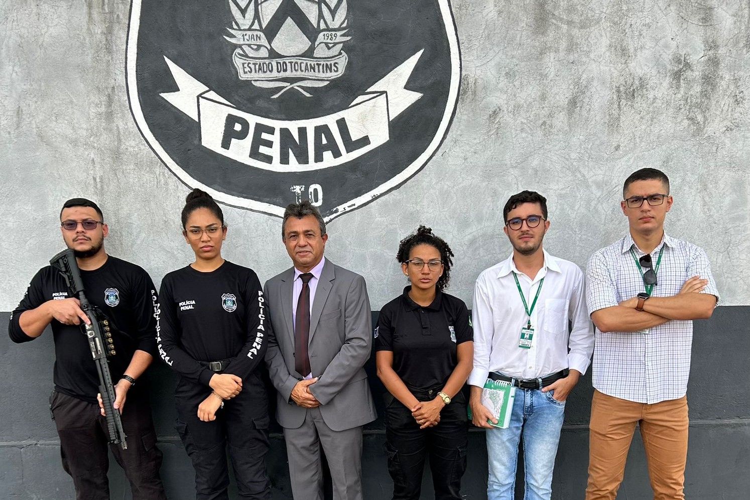 Visita à unidade penal de Novo Acordo