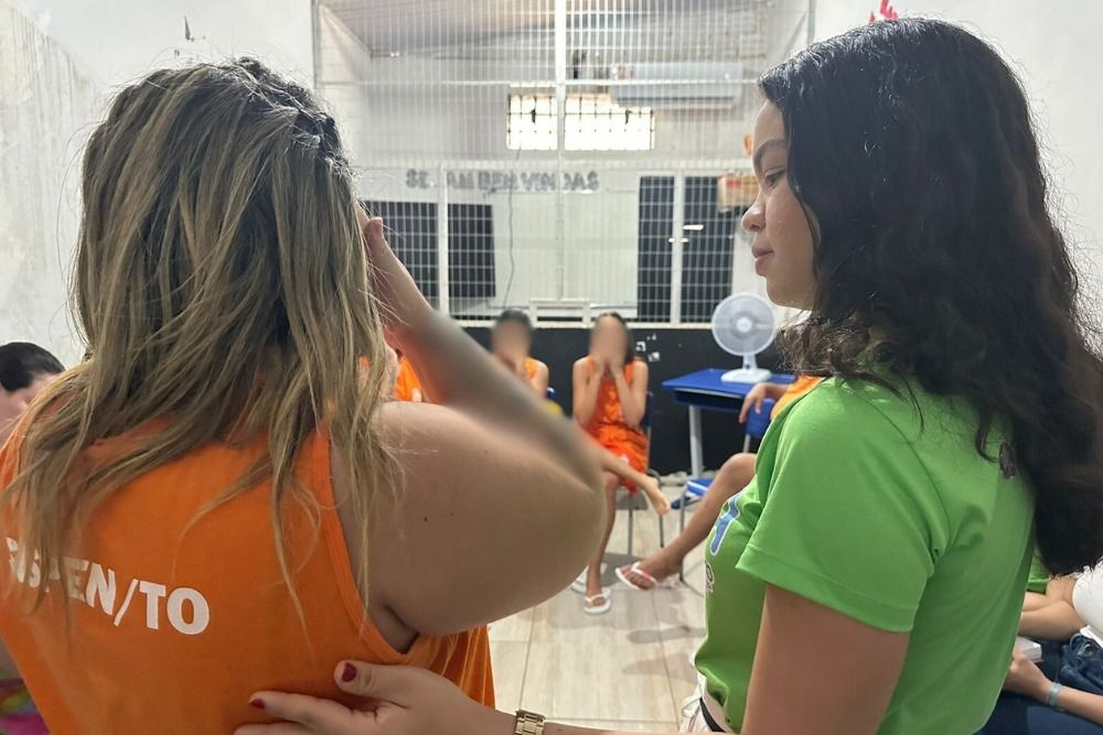 Mulheres se emocionaram durante dinâmica
