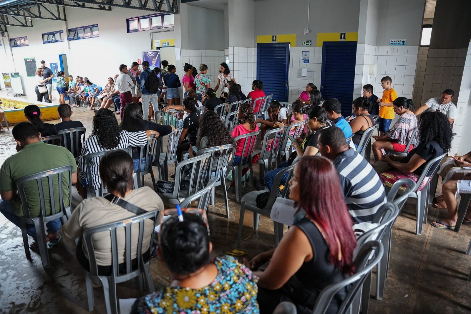 Mutirão foi realizado na Escola Estadual Maria dos Reis Alves Barros, setor Taquari, Palmas