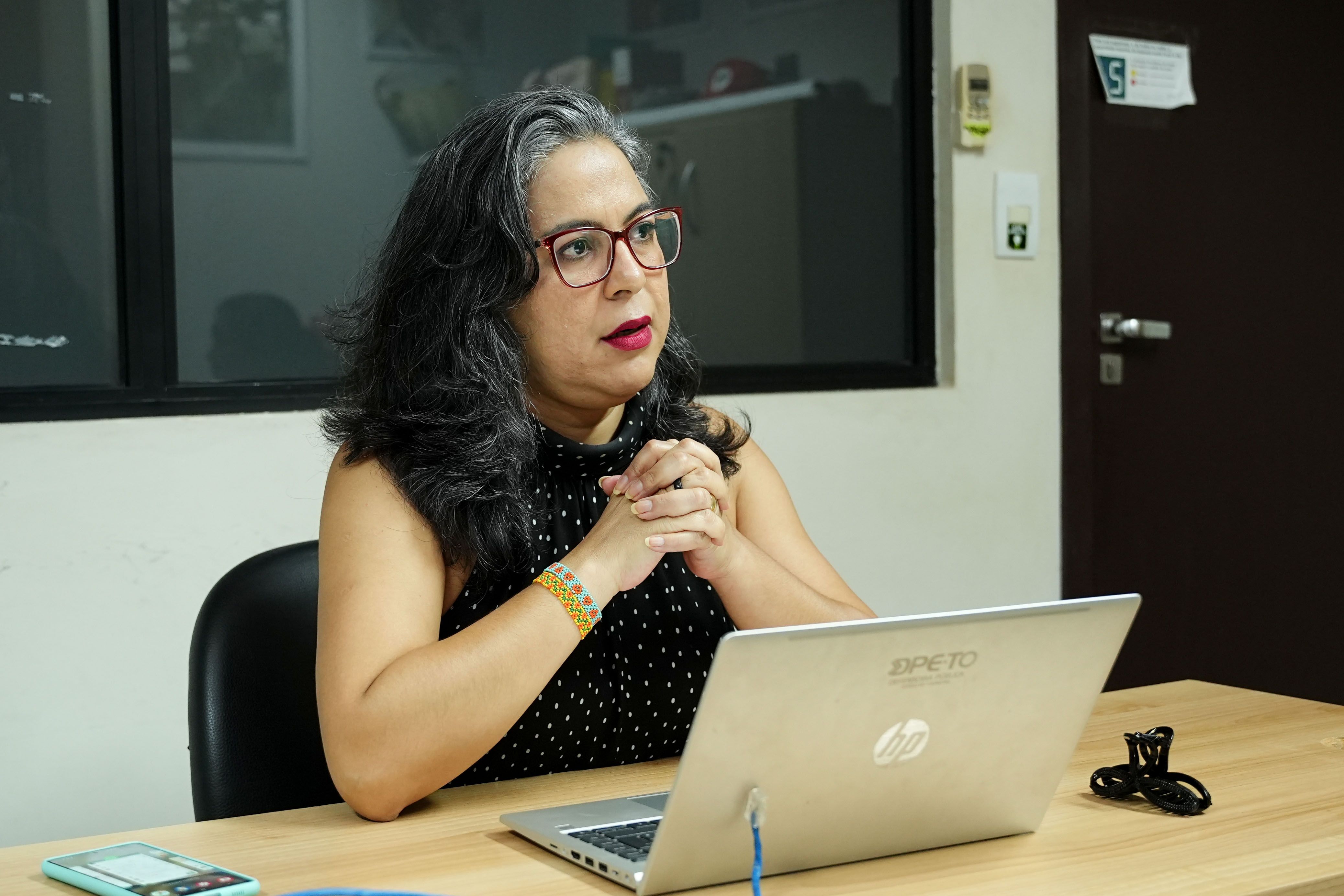 Defensora pública Kenia Martins, coordenadora do DPagra