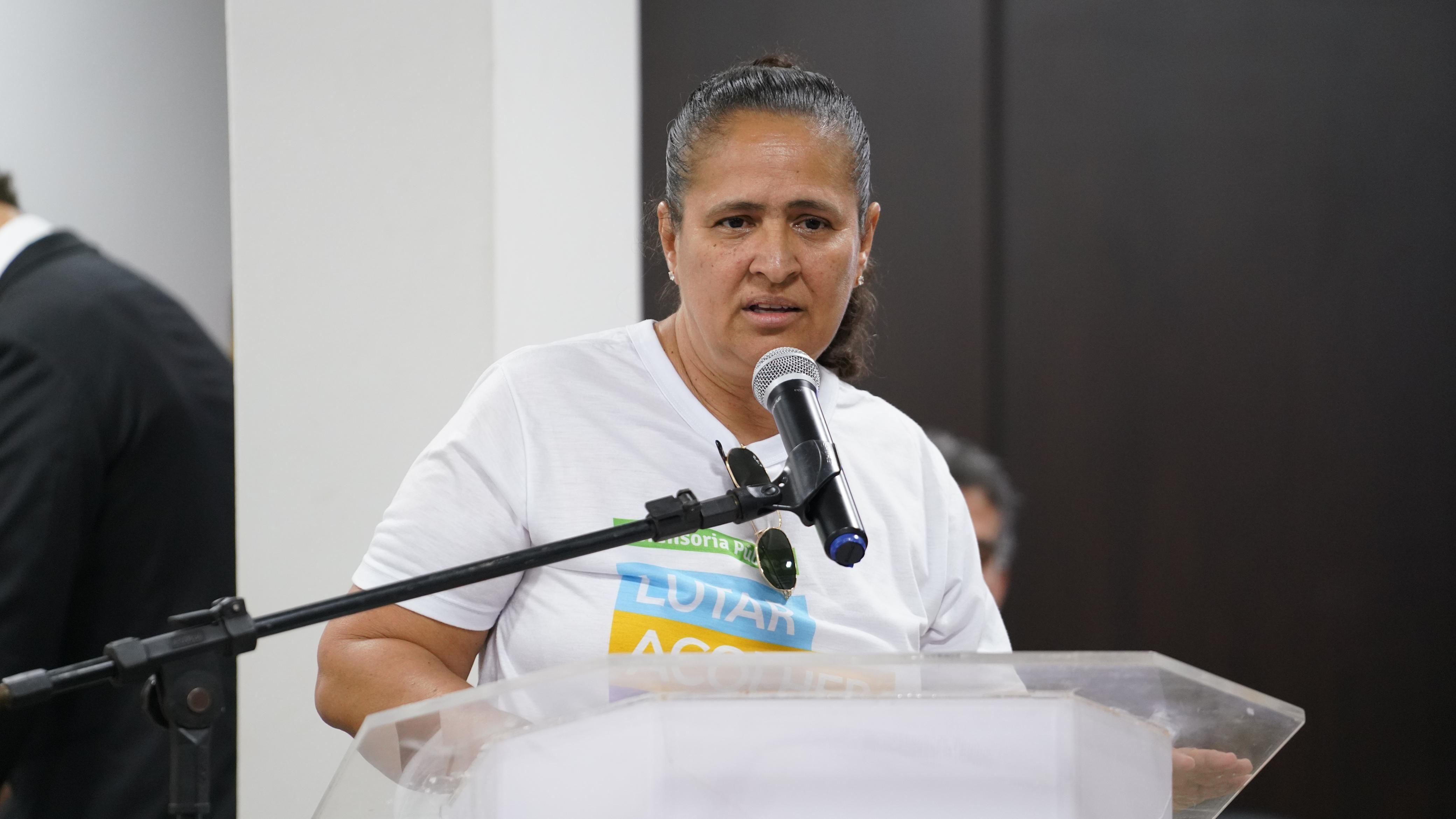 Teresa de Maria destacou a importância de um local de trabalho com uma boa estrutura e com servidoras e servidores comprometidos