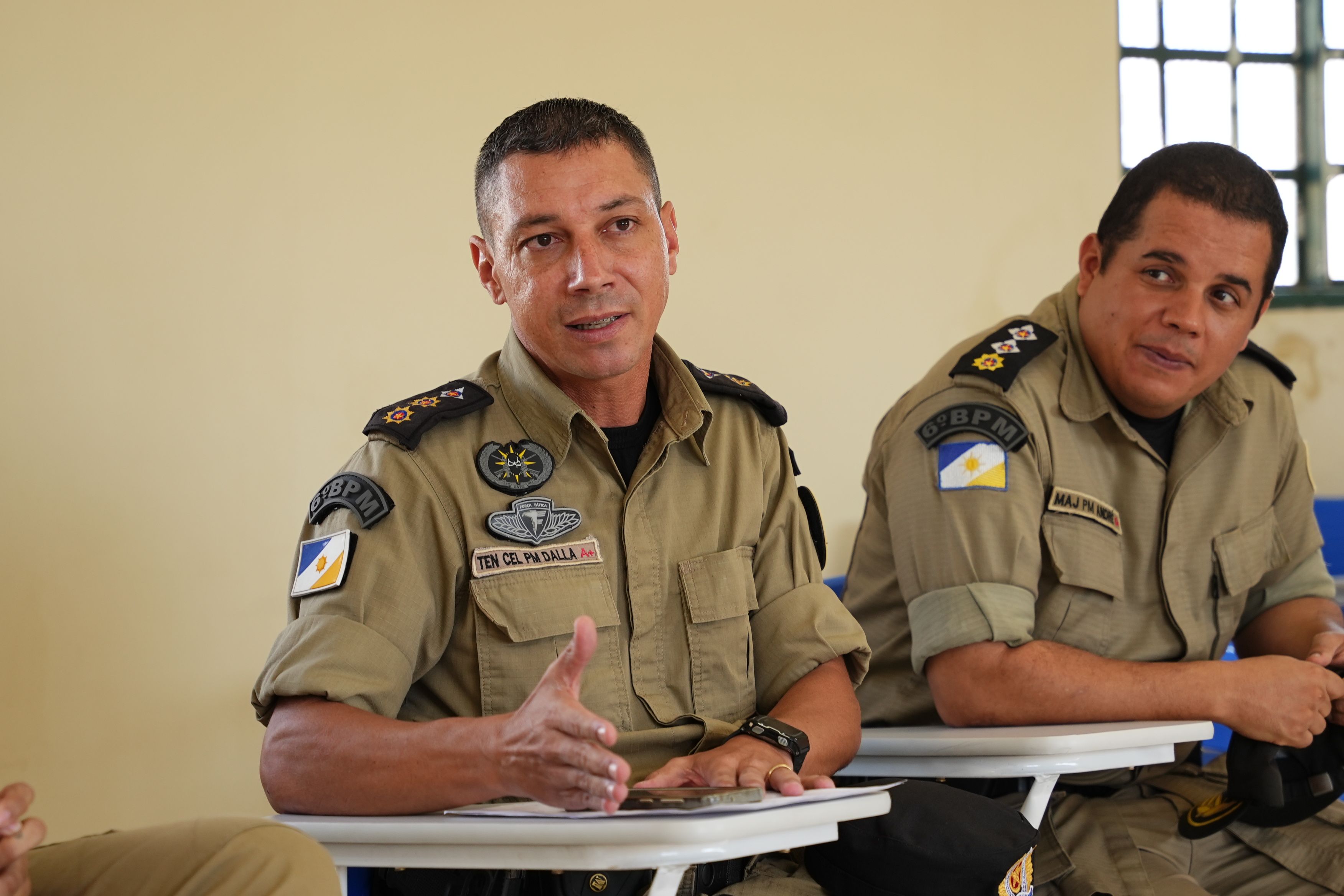 De acordo com o Comandante do 6º Batalhão, 70% das ocorrências atendidas pelos policiais militares na região são de casos de violência doméstica