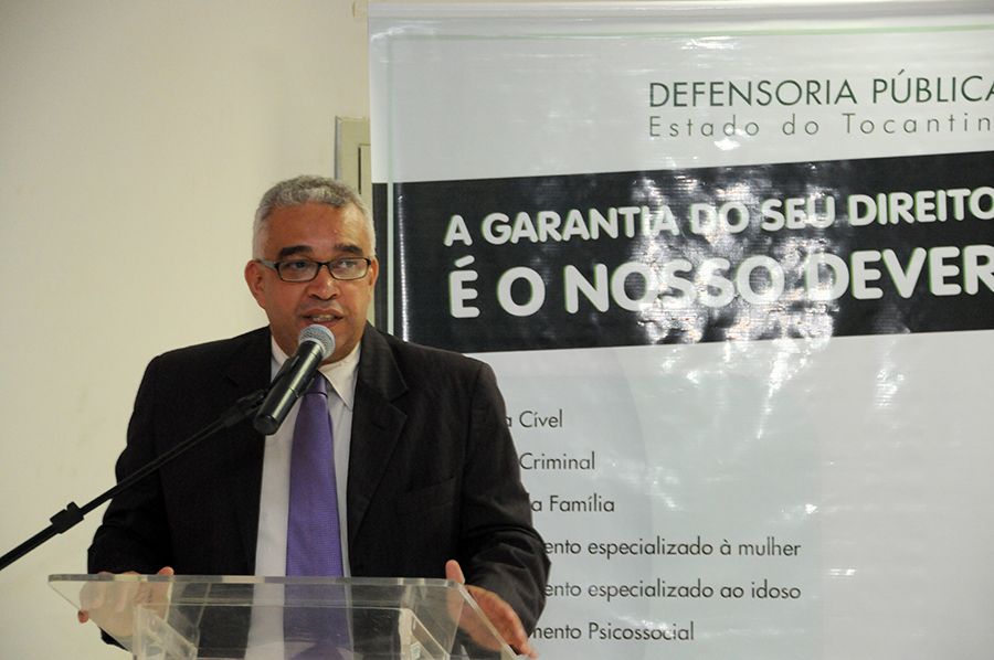 Diretor regional da Defensoria Pública em Porto Nacional, Marcello Tomaz de Souza