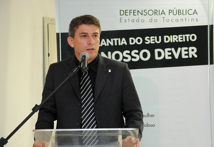 Presidente da Associação dos Defensores Públicos do Estado do Tocantins - ADPETO, Fábio Monteiro
