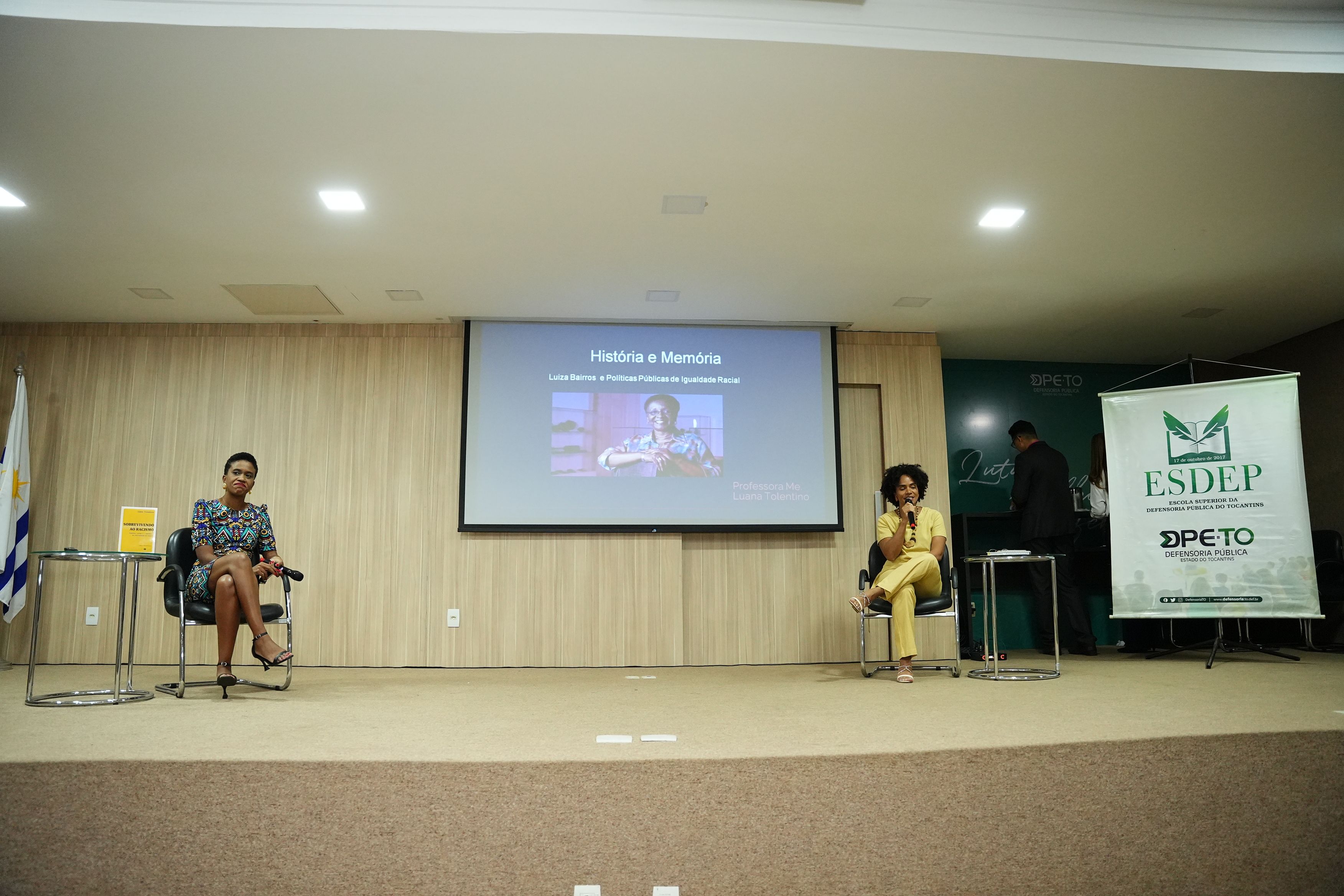 Palestra sobre "Luzia Barros e Políticas Públicas de Promoção da Igualdade Racial"