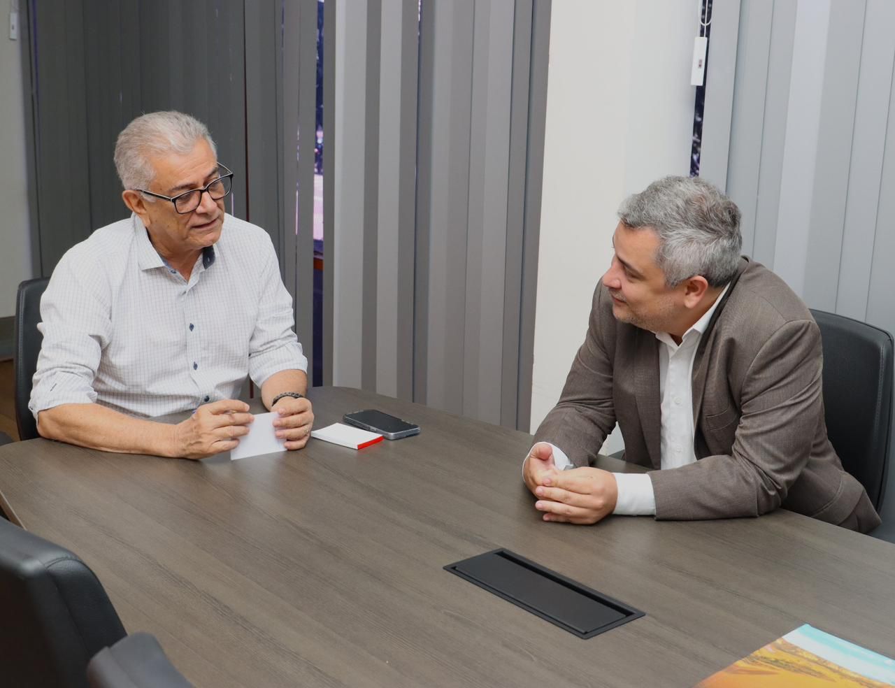 Encontro foi uma visita institucional do 1º subdefensor público-geral do Tocantins