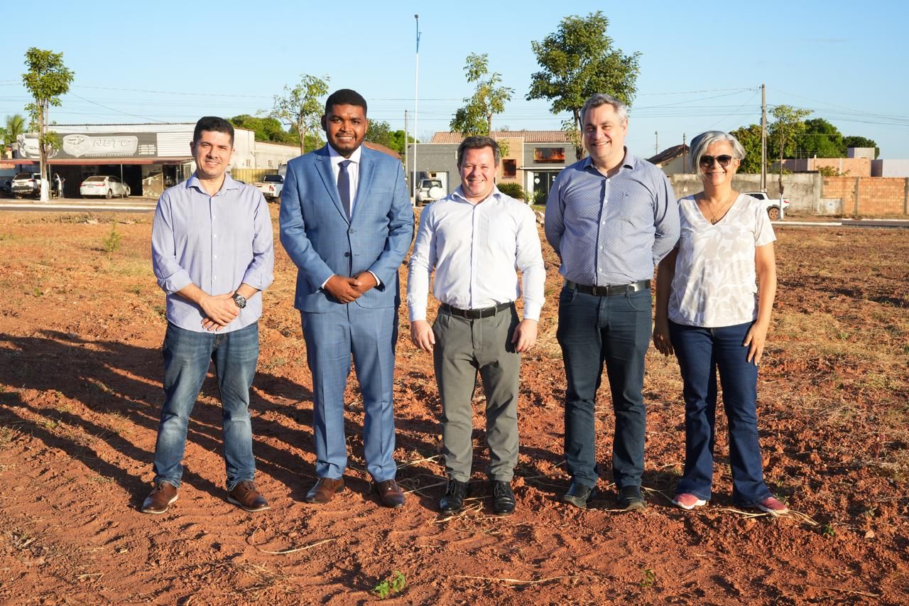 Visita ao local onde será implantado o Econúcleo de Formoso do Araguaia