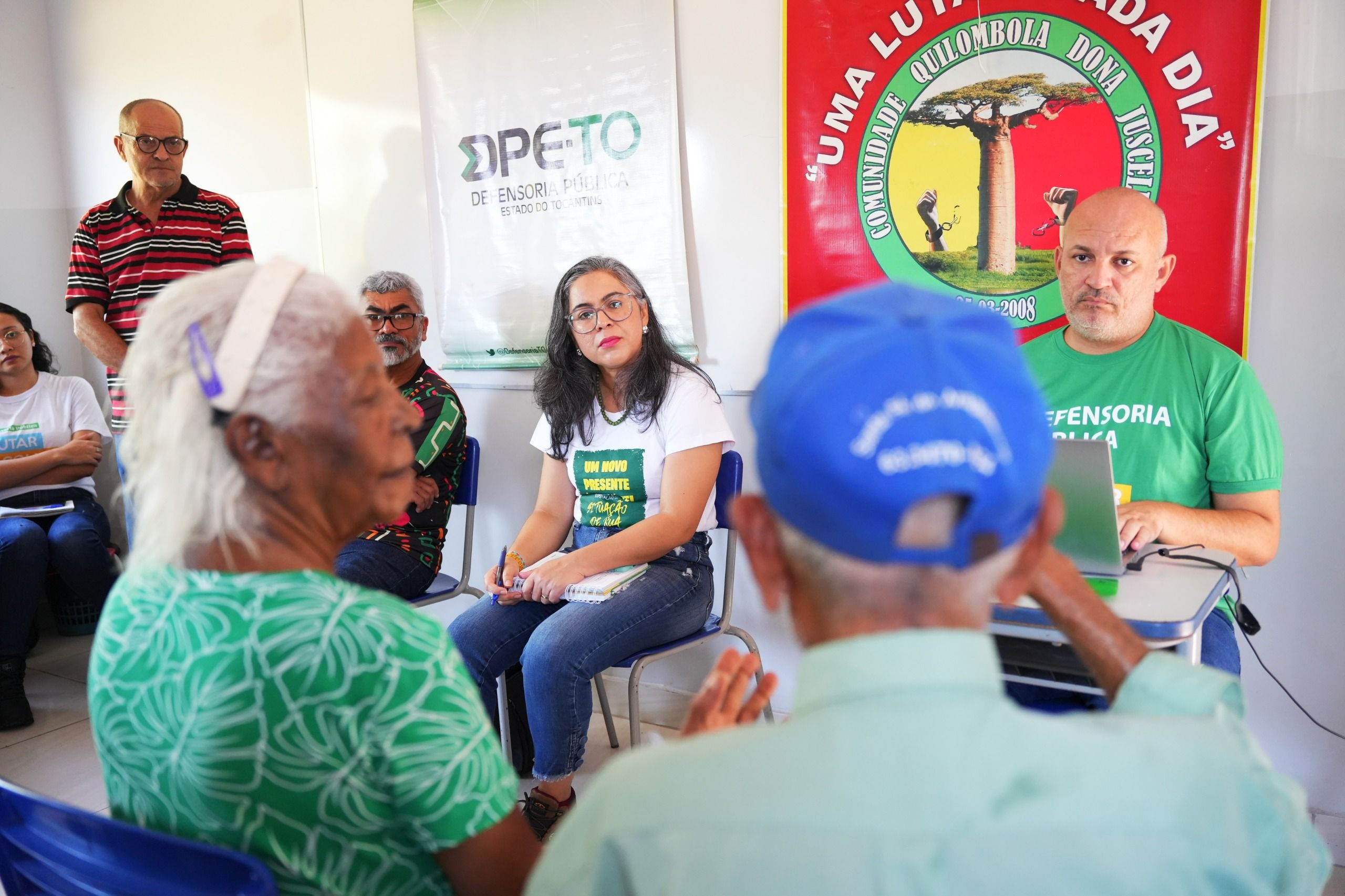 A ação também foi acompanhada por agentes da Comissão Pastoral da Terra (CPT) de Araguaína