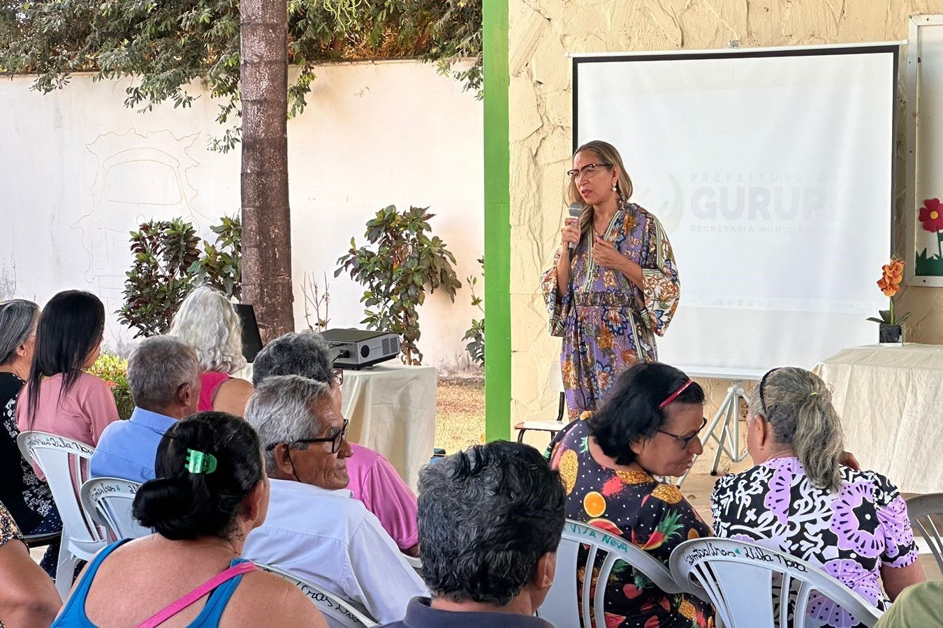Atividade contou com a participação da analista do Nuamac Gurupi Lucinei Luna